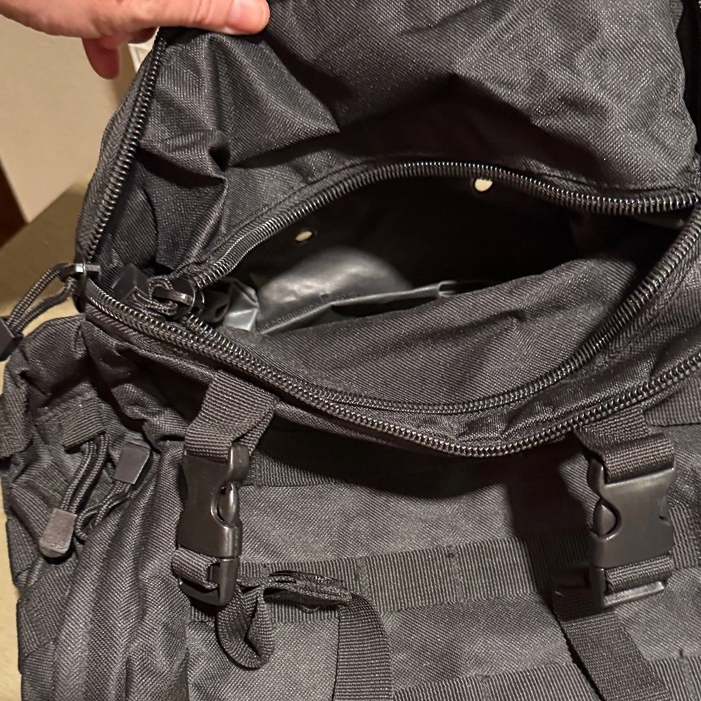 VISM Rugged Black Backpack